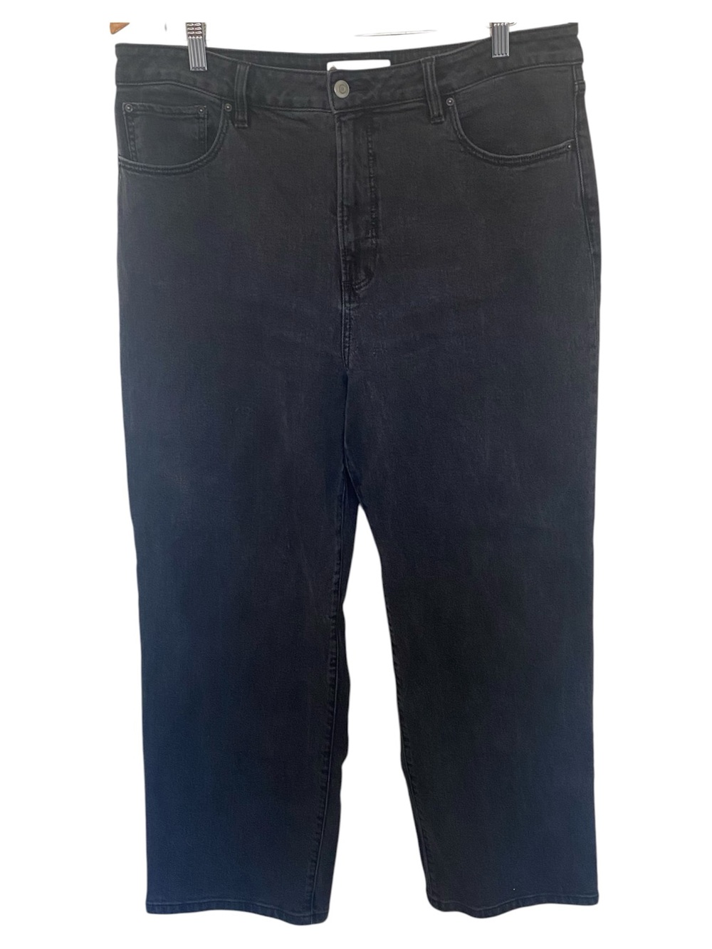 Ricki's Womens Black Wide-Leg Jeans